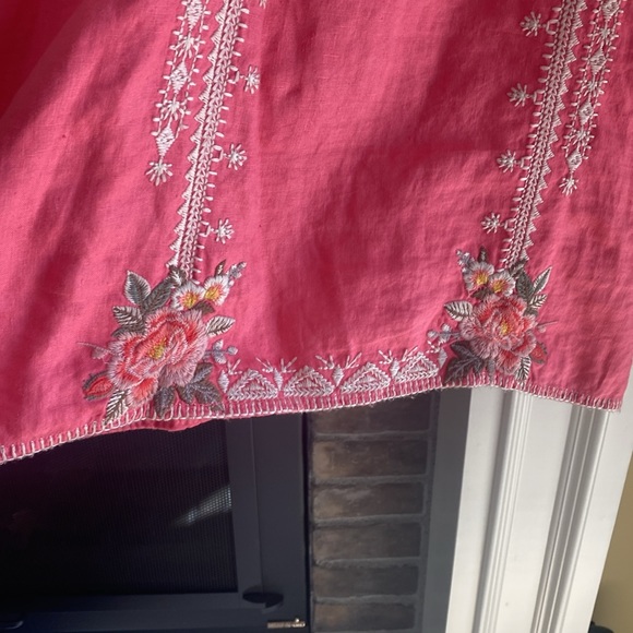 NWT Johnny Was Paola Peasant Tie Blouse in Size M - Picture 5 of 13